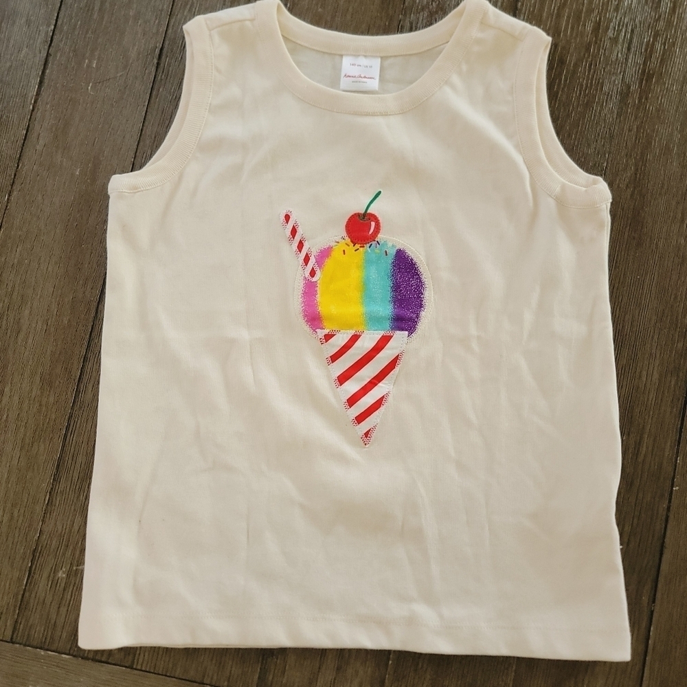 NWT Hanna Andersson Ice Cream Shirt 140/10